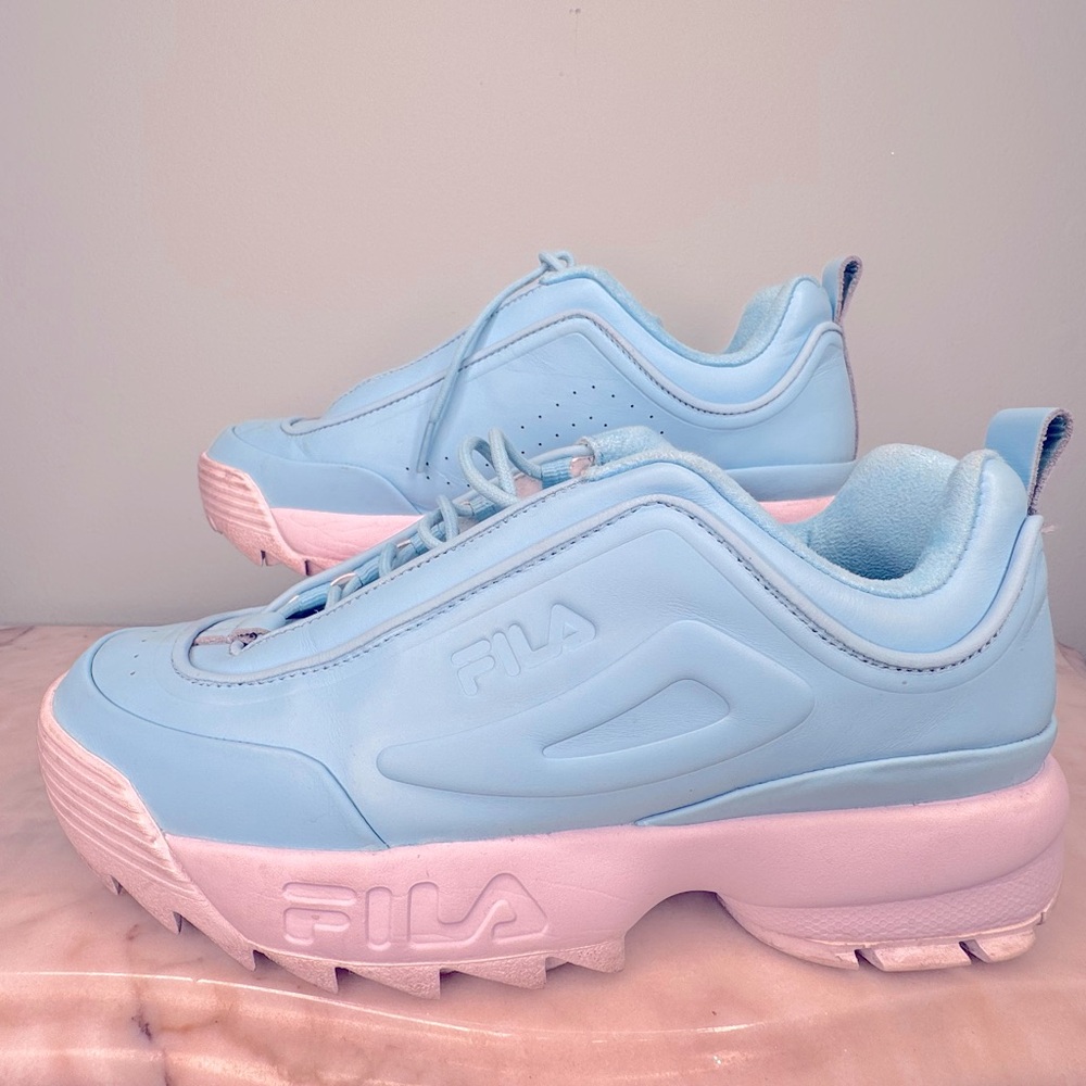 Fila leather Disruptor Zero 'Corydalis Blue' Size 9